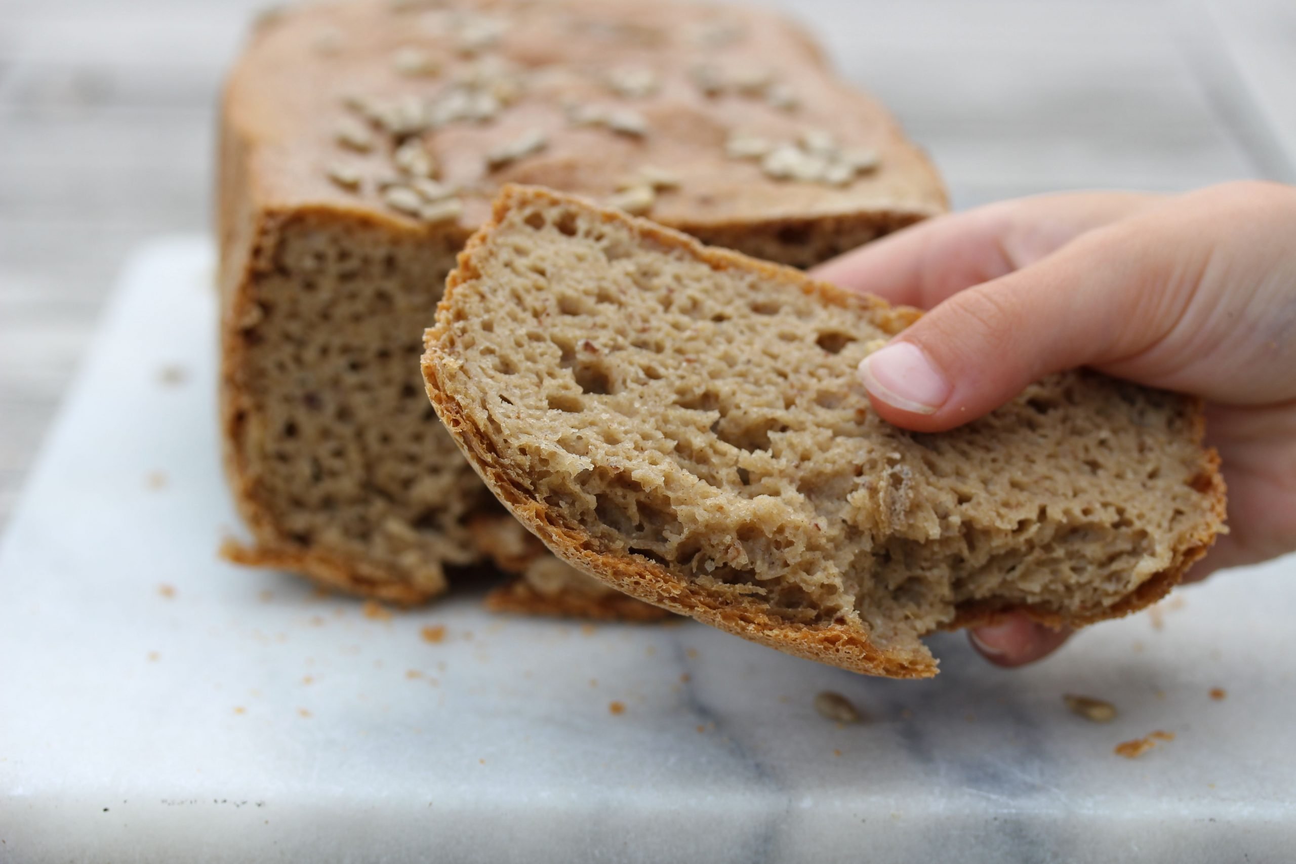 Easy Gluten Free &  Vegan Bread (Bread Machine Recipe ...