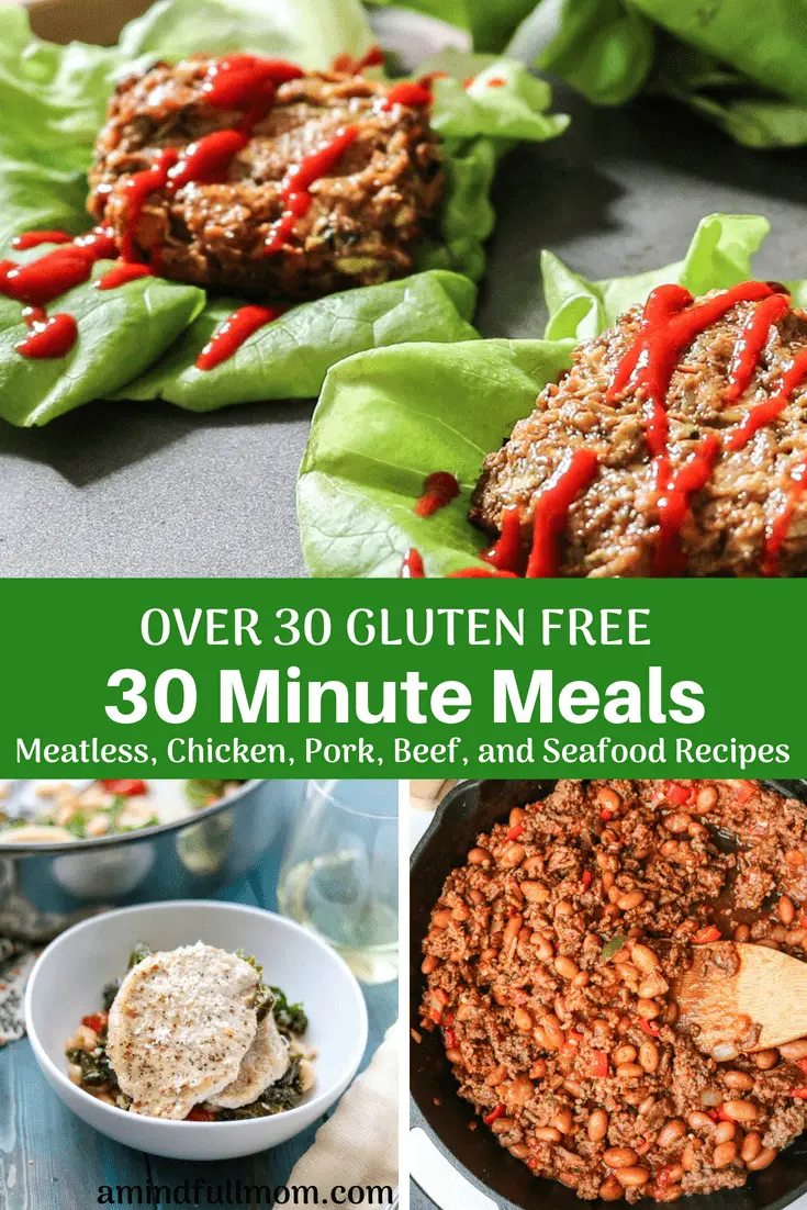 Easy Healthy Gluten Free 30 Minute Meals