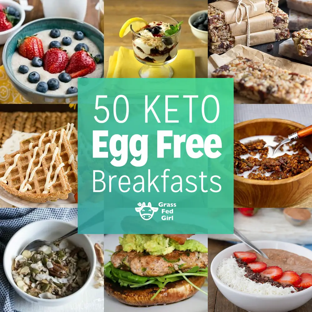 Egg Free Low Carb and Keto Breakfasts