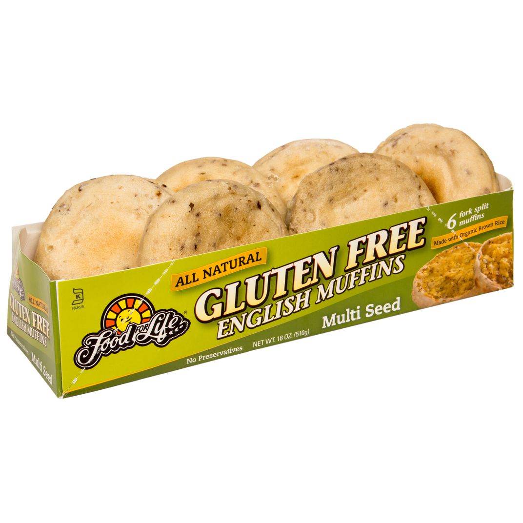 FOOD FOR LIFE GLUTEN FREE MULTI SEED ENGLISH MUFFINS ...
