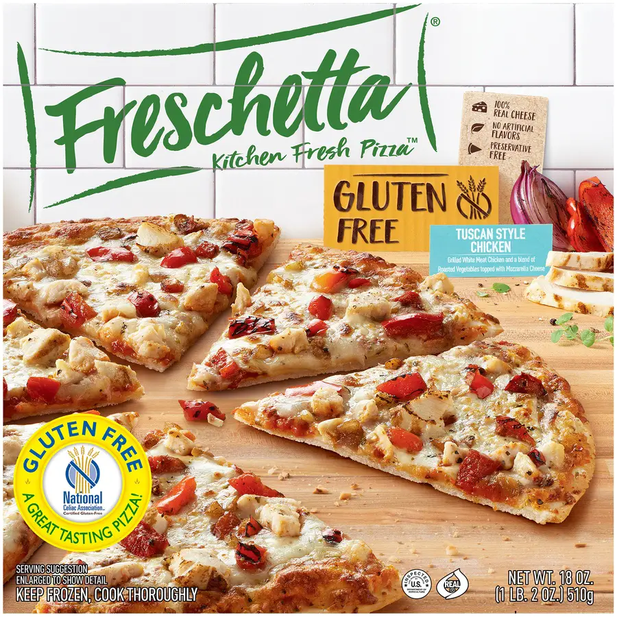 Freschetta Kitchen Fresh Pizza Gluten Free Tuscan Style Chicken Pizza ...