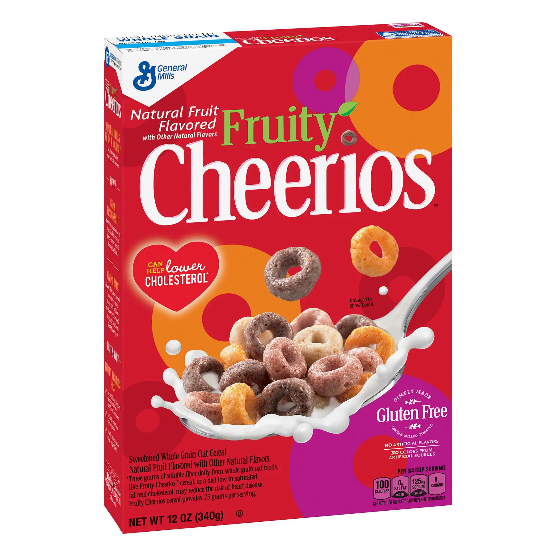 Fruity Cheerios Gluten Free Breakfast Cereal, 12 oz
