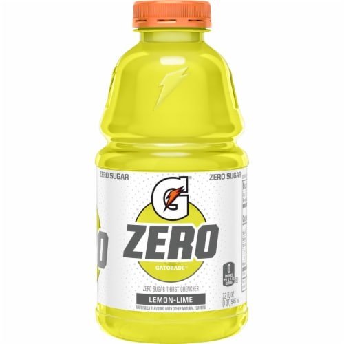 Gatorade G Zero Sugar Lemon Lime Electrolyte Enhanced ...