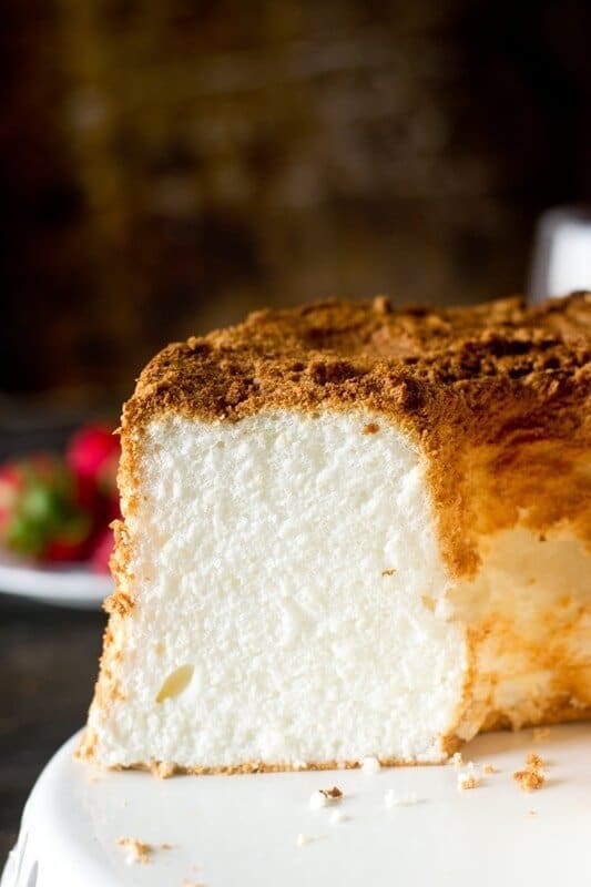 Gluten Free Angel Food Cake Recipe {Only 15 Minutes Prep!}