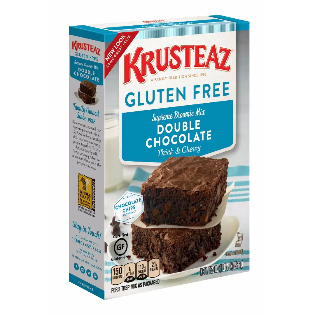 Gluten Free Brownie Mix Reviews: Krusteaz Gluten Free Double Chocolate ...
