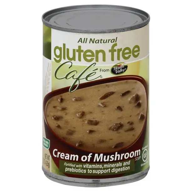 Gluten Free Cafe Cream of Mushroom Soup, 15 oz