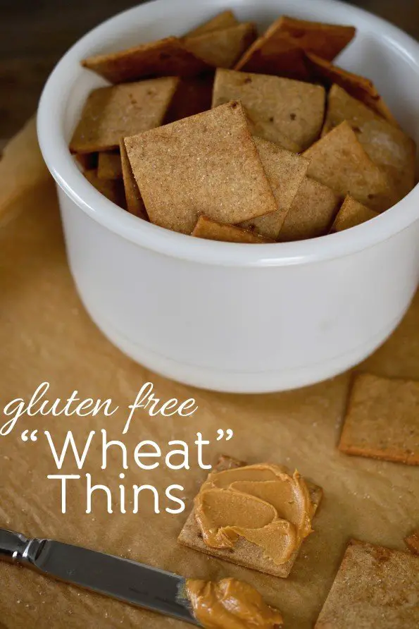 Gluten Free Crackers: " Wheat"  Thins Copycat Recipe
