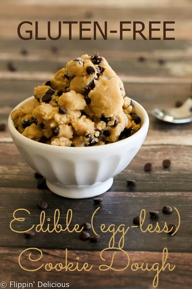 Gluten Free Edible Cookie Dough (egg