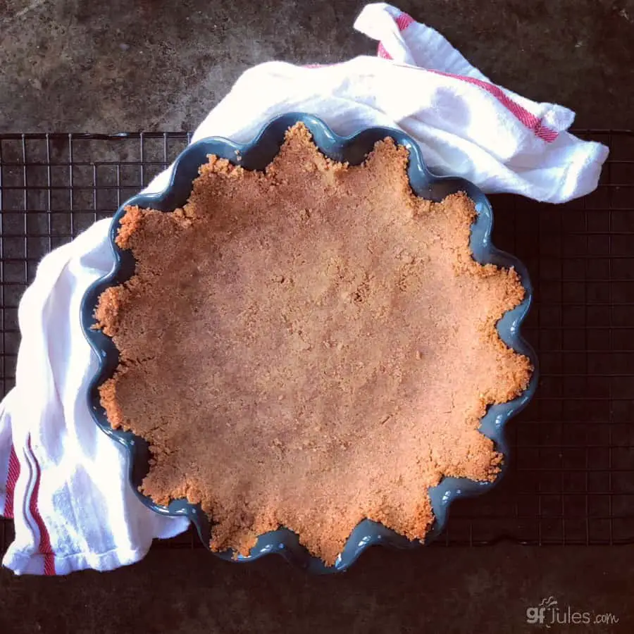 Gluten Free Graham Cracker Pie Crust Recipe. Simple, safe, delicious!