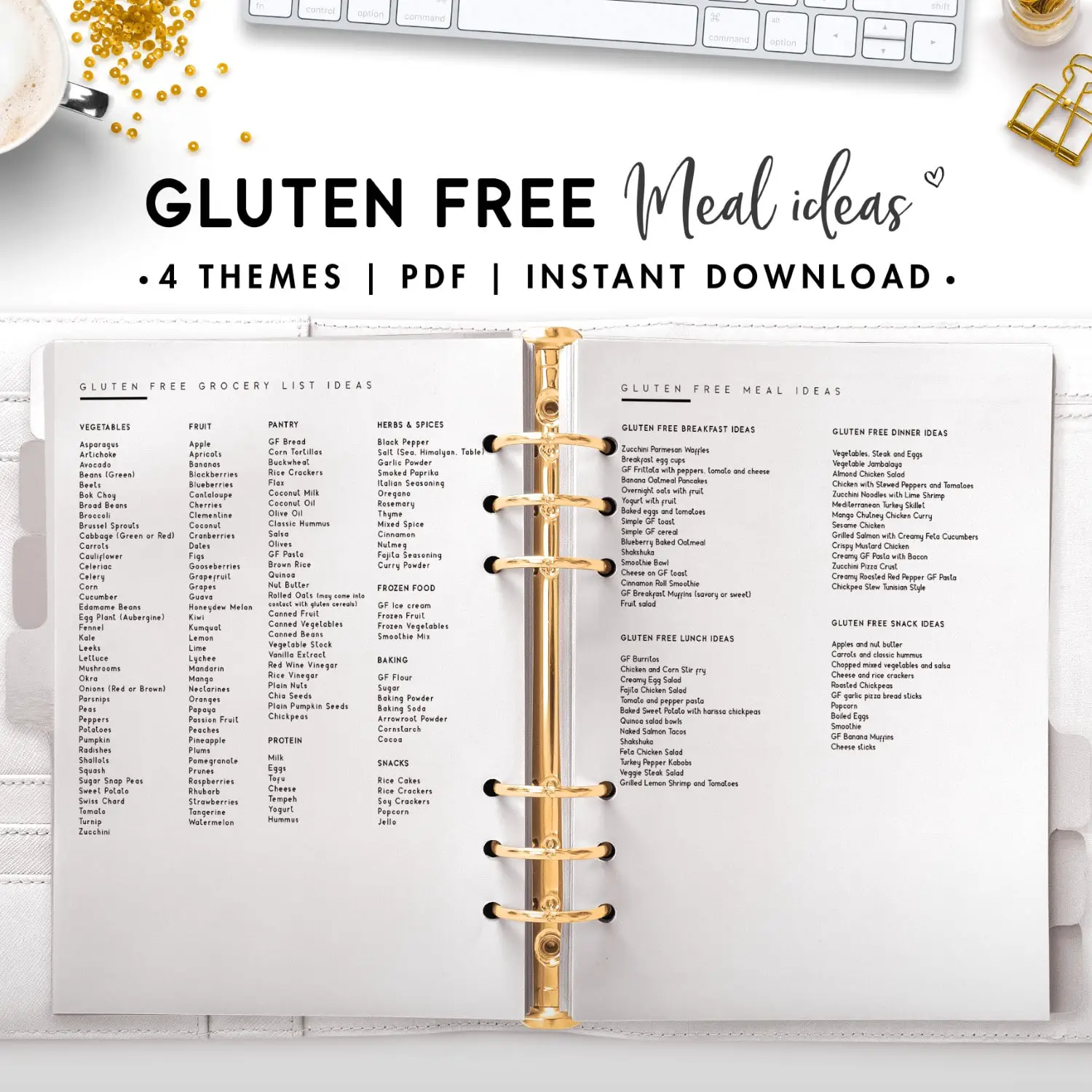 Gluten Free Grocery List Printable : The Dairy Free Shopping List For ...