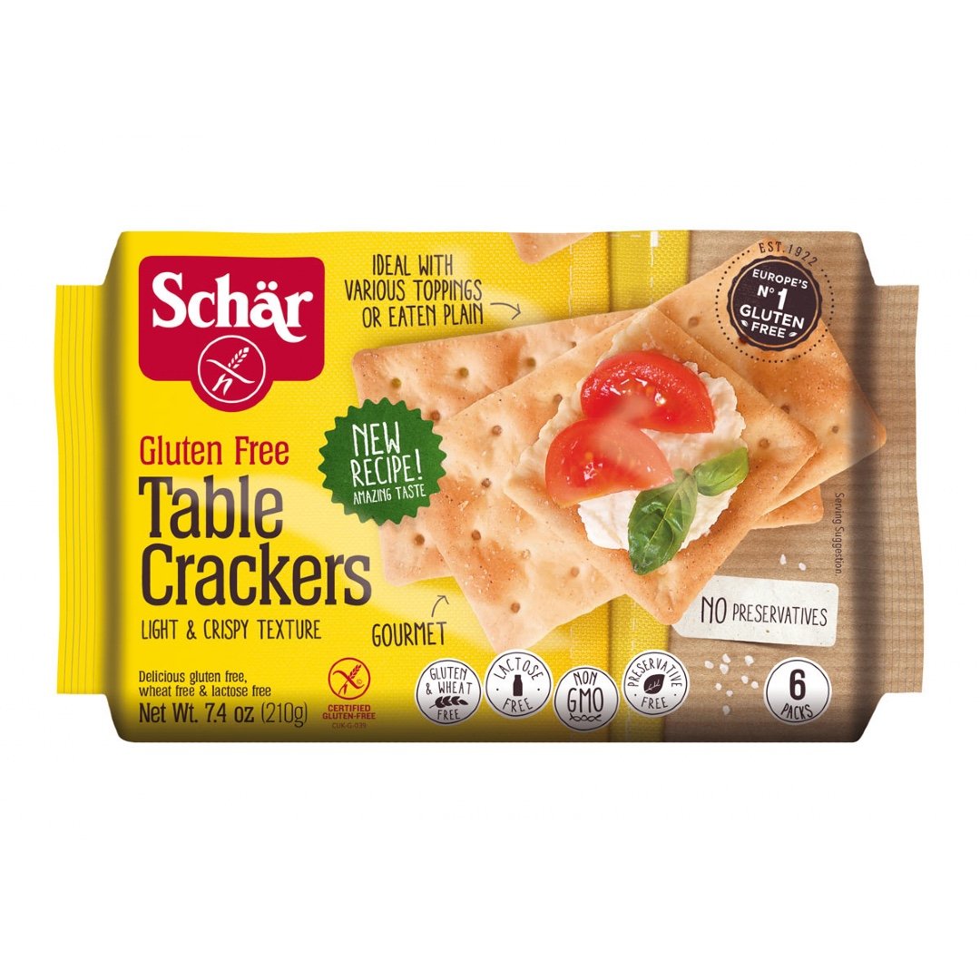 Gluten Free Saltine Crackers: Schar Gluten Free Table Crackers Taste ...