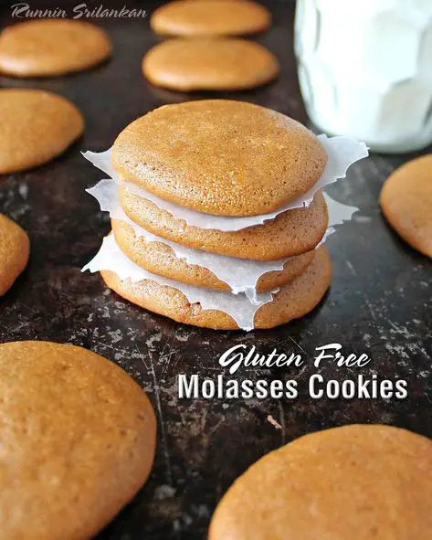 Gluten free Sorghum Molasses Cookies w/sorghum flour
