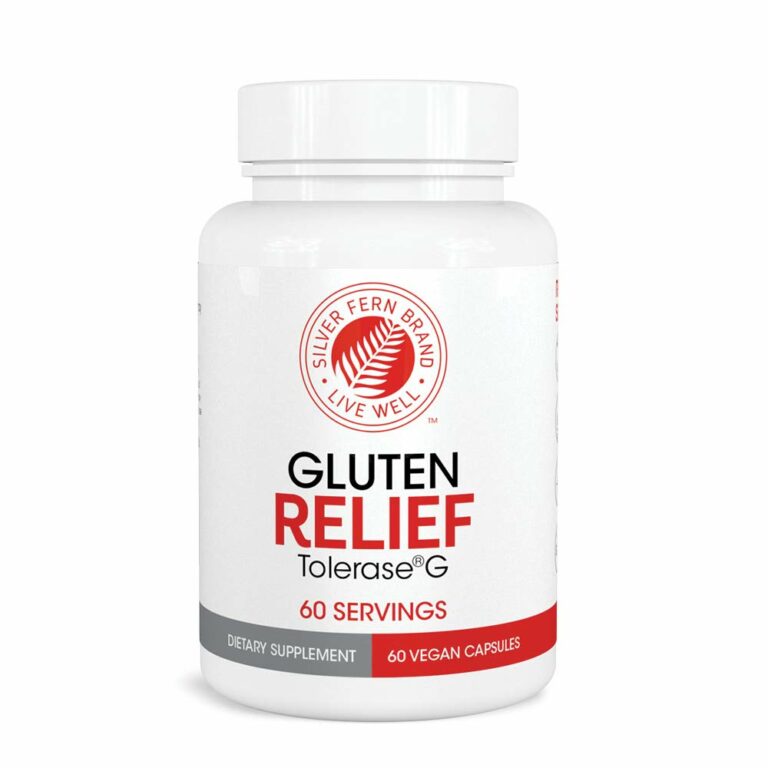 Gluten Relief with Tolerase G  1 Bottle  60 Capsules  Digestive ...