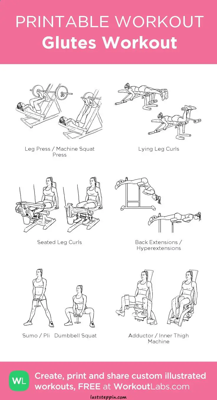 Glutes Workout: my visual workout created at WorkoutLabs ...