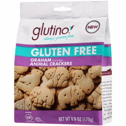 Glutino Gluten Free Graham Flavored Animal Crackers, 6 oz ...