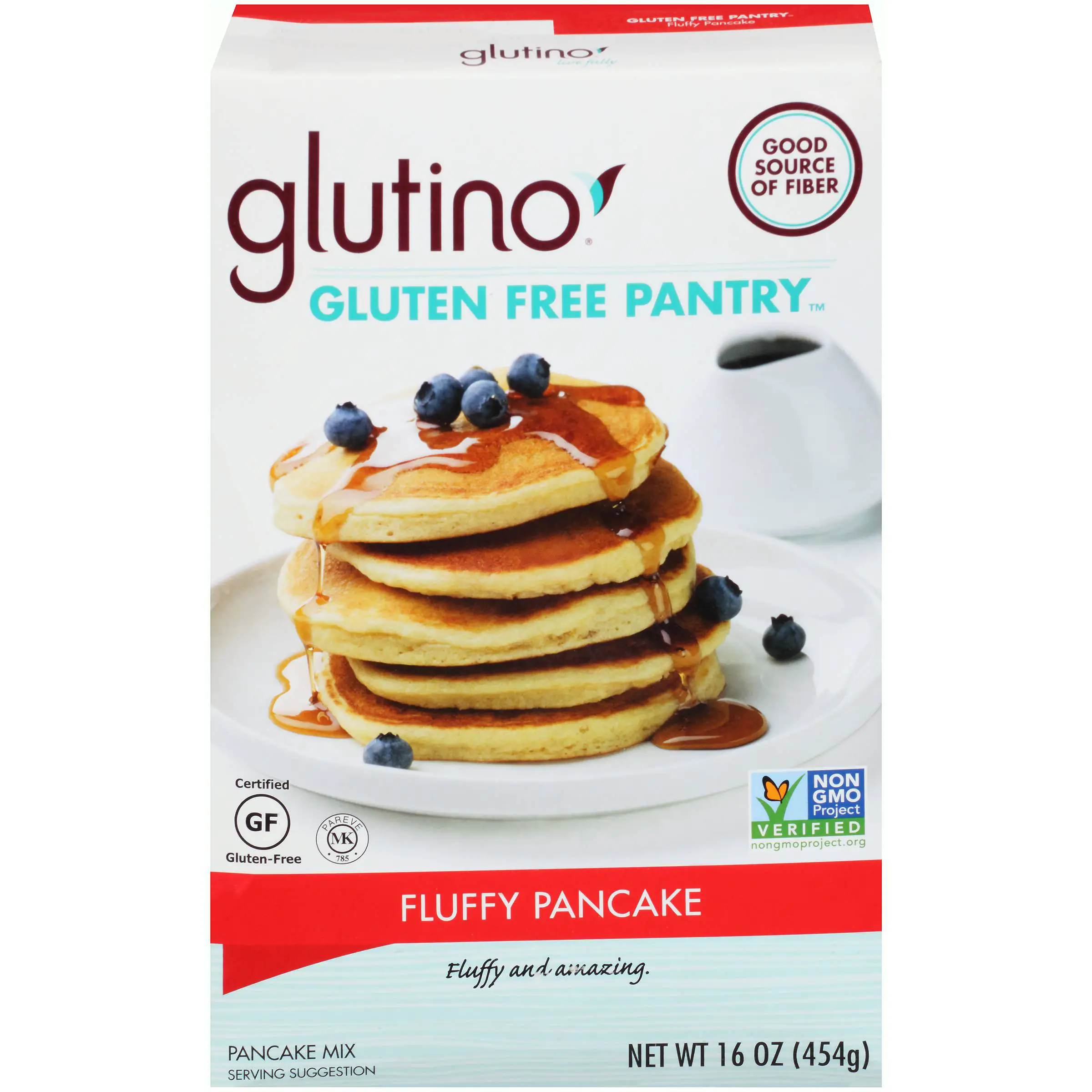 Glutino Gluten Free Pantry Fluffy Pancake Mix, 16
