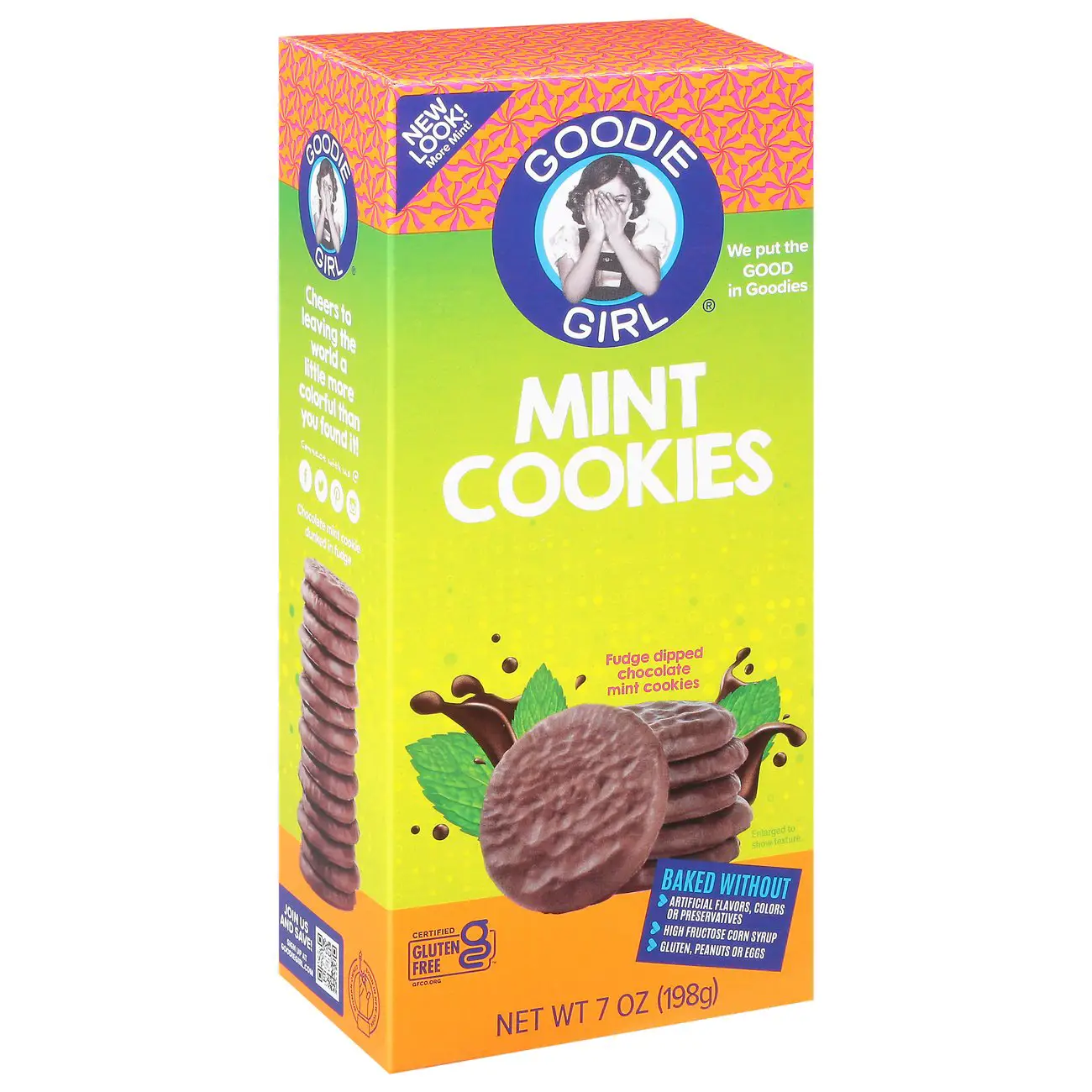 Goodie Girl Cookies Gluten Free Mint Slims Cookies