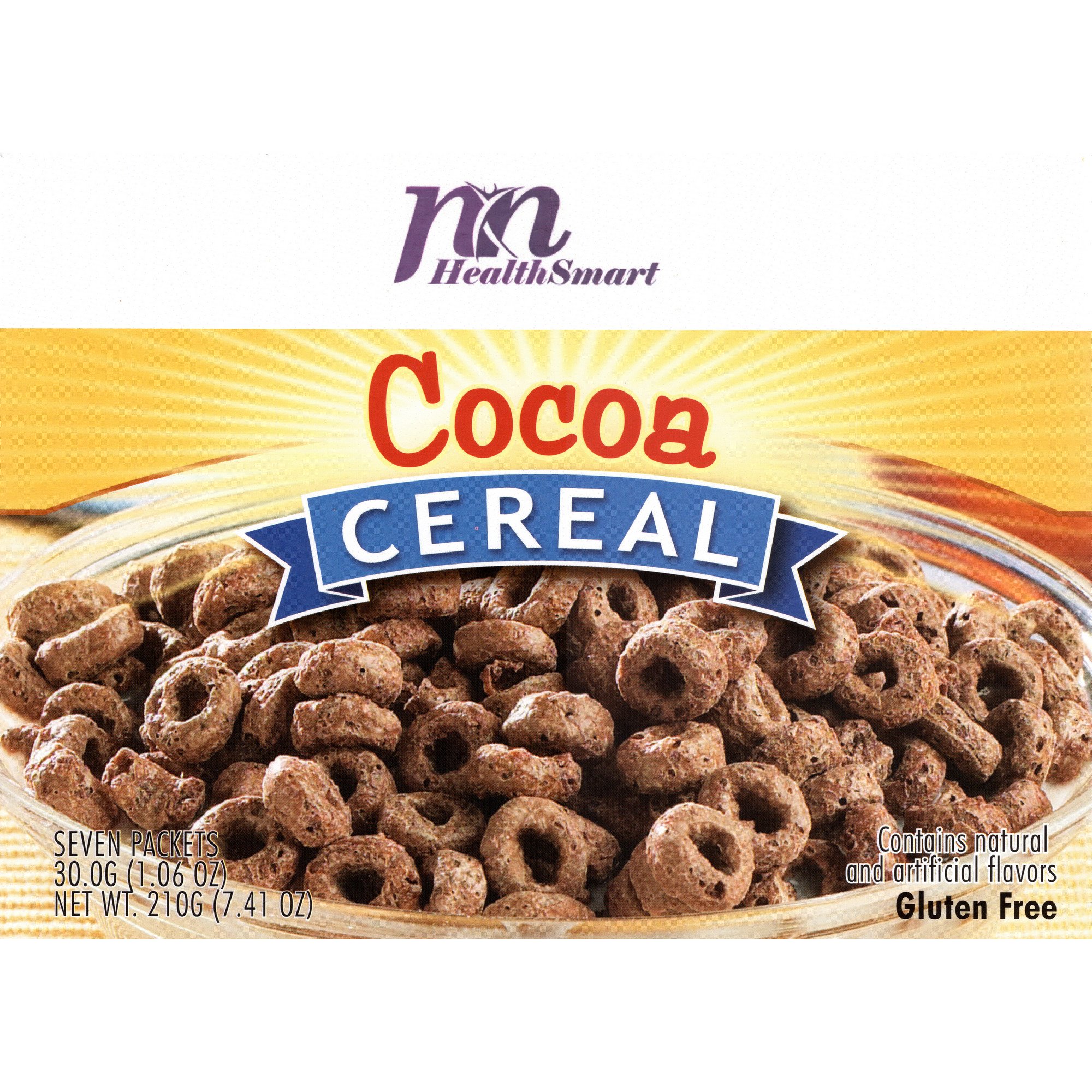 HealthSmart High Protein Cocoa Cereal, Low Calorie, Low ...