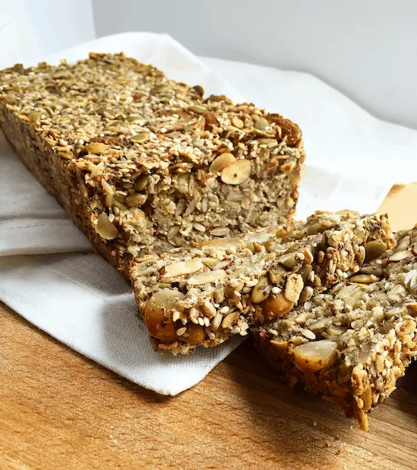 Healthy Seed and Nut Bread (gluten free + vegan)