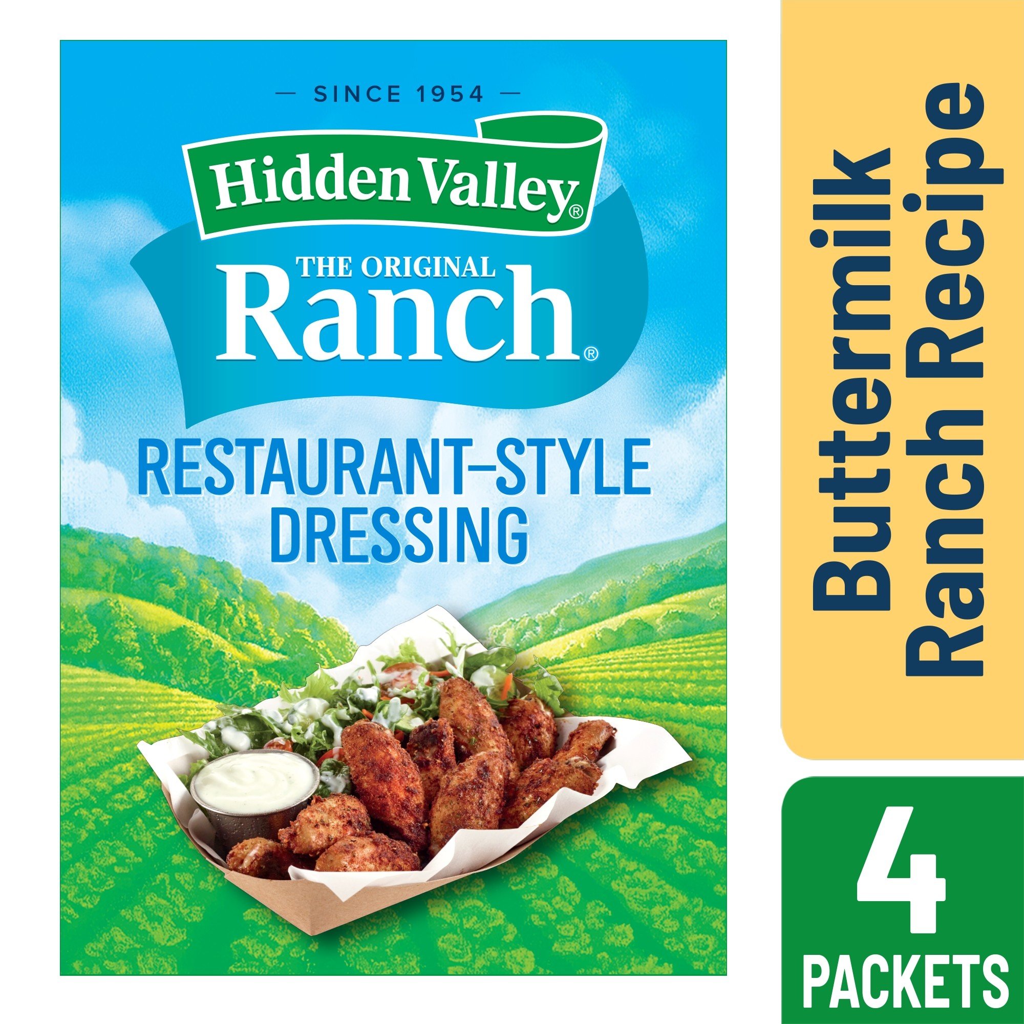Hidden Valley Buttermilk Ranch Salad Dressing &  Seasoning ...