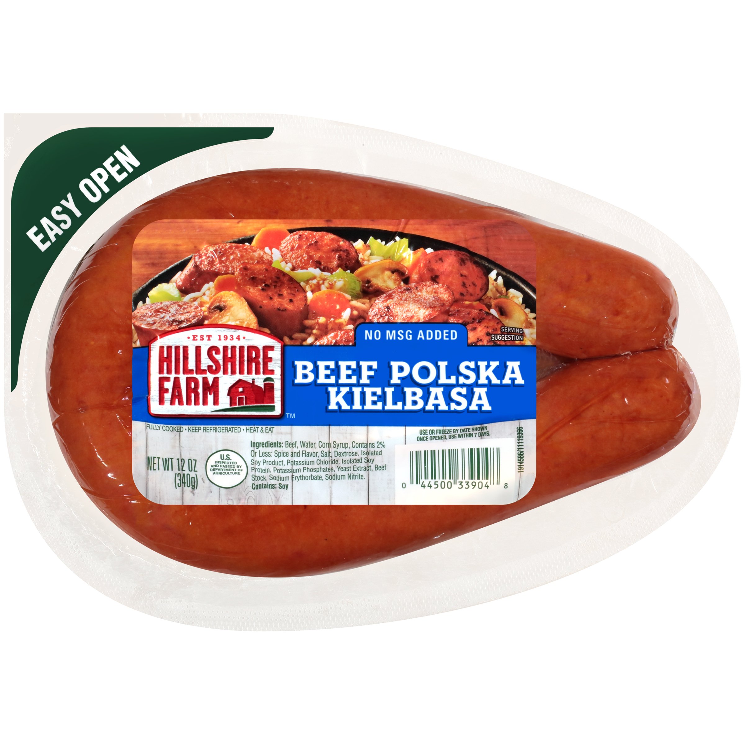 Hillshire Farm Polska Kielbasa Smoked Beef Sausage Rope, 12 Oz ...