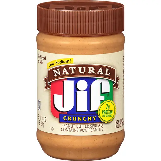 Jif Natural Peanut Butter Crunchy