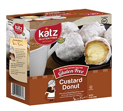 Katz Gluten Free Custard Donuts 85 Ounce Certified Gluten ...