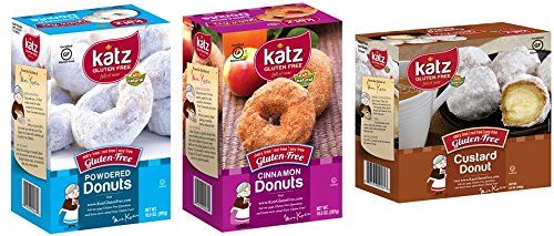 Katz Gluten Free Donuts Variety Pack 1 Powdered 1 Cinnamon ...