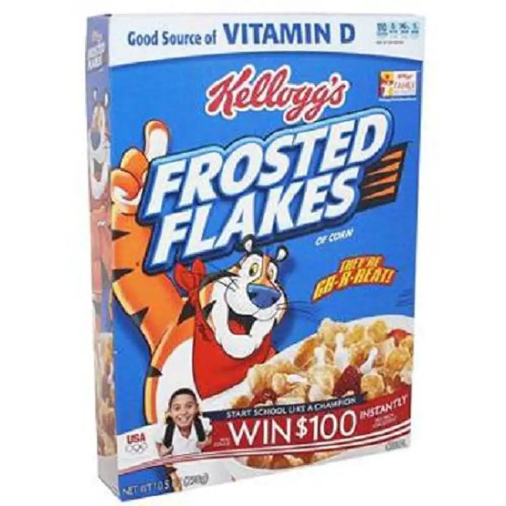 Kelloggs Cereal, Frosted Flakes, 10.5 Ounce