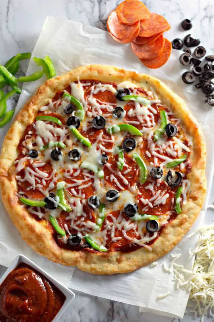 Keto Pizza! BEST Low Carb Fathead Pizza Crust Idea  Quick ...