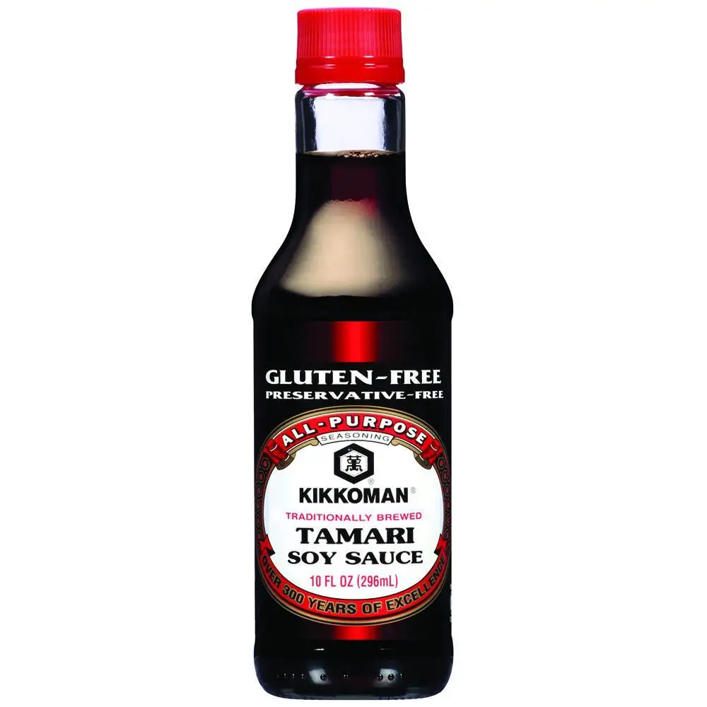 Kikkoman Gluten Free Tamari Soy Sauce, 10 Oz (Pack of 6)  Shop Gourmet