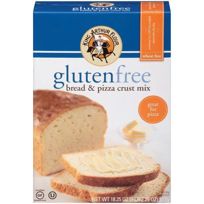 King Arthur Flour Gluten Free Bread &  Pizza Crust Mix 18.25 Oz (Pack of ...