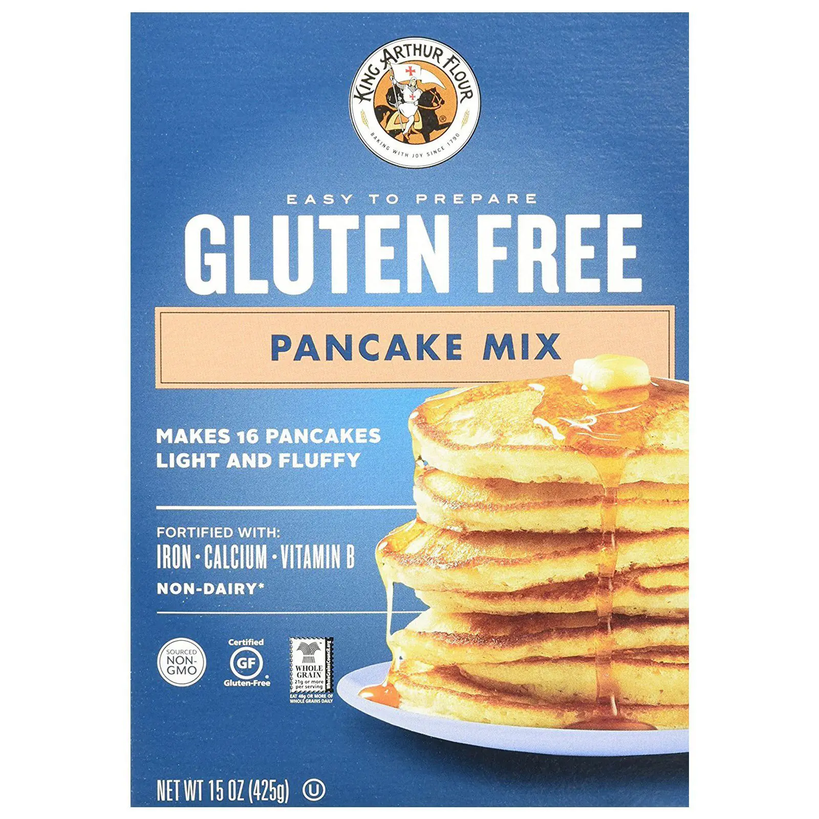 King Arthur Flour Gluten Free Pancake Mix 15 oz 425 g
