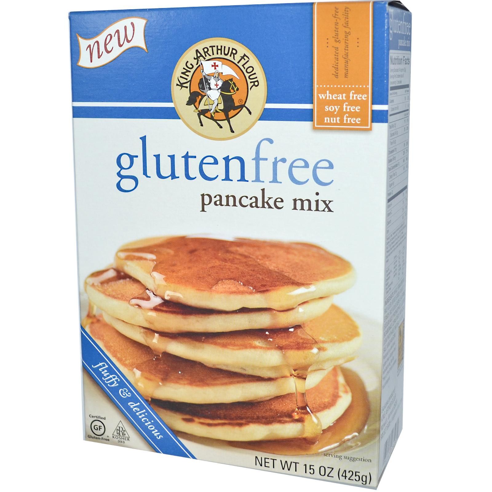 King Arthur Flour, Gluten Free Pancake Mix, 15 oz (425 g ...