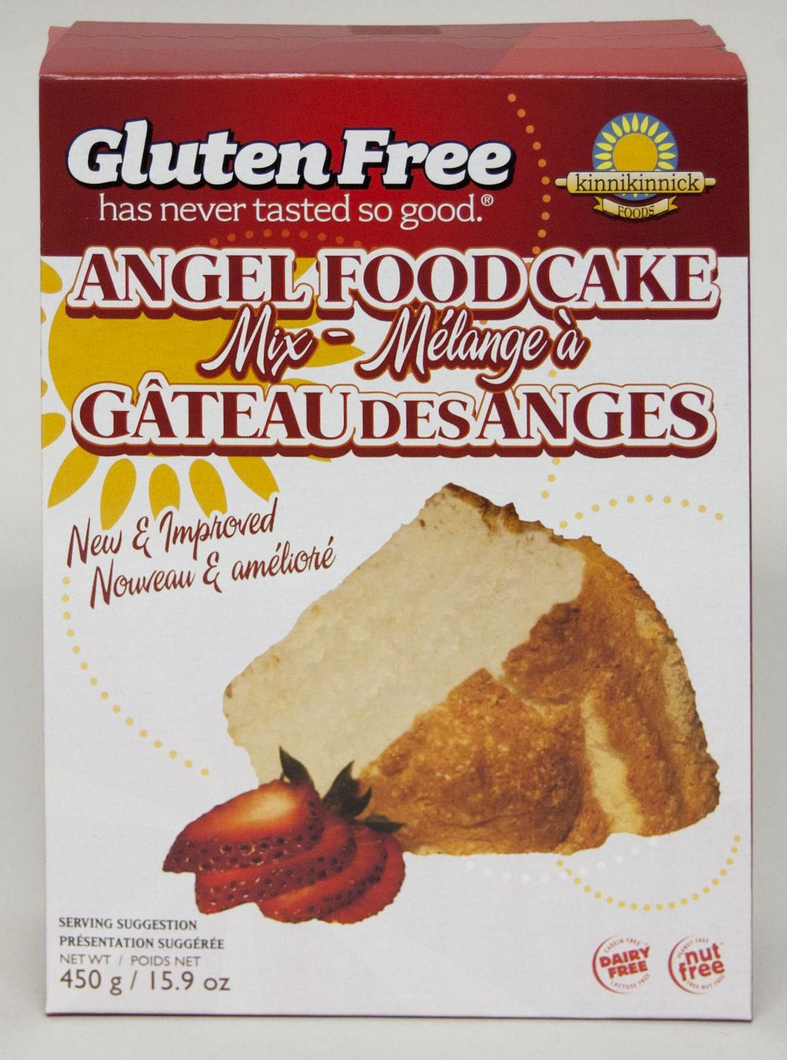 Kinnikinnick Gluten Free Angel Food Cake Mix 450g ...