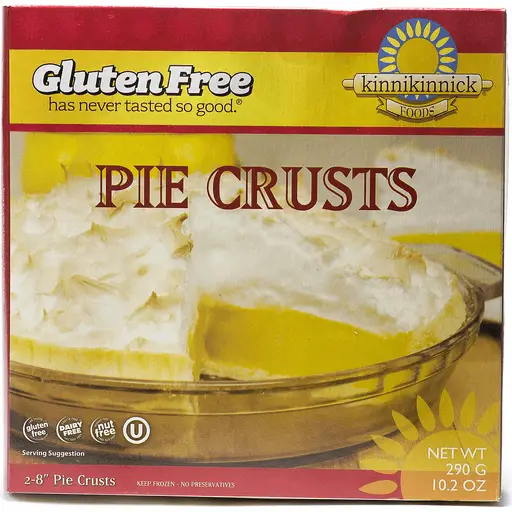Kinnikinnick Pie Crusts, Gluten Free, 8 Inch