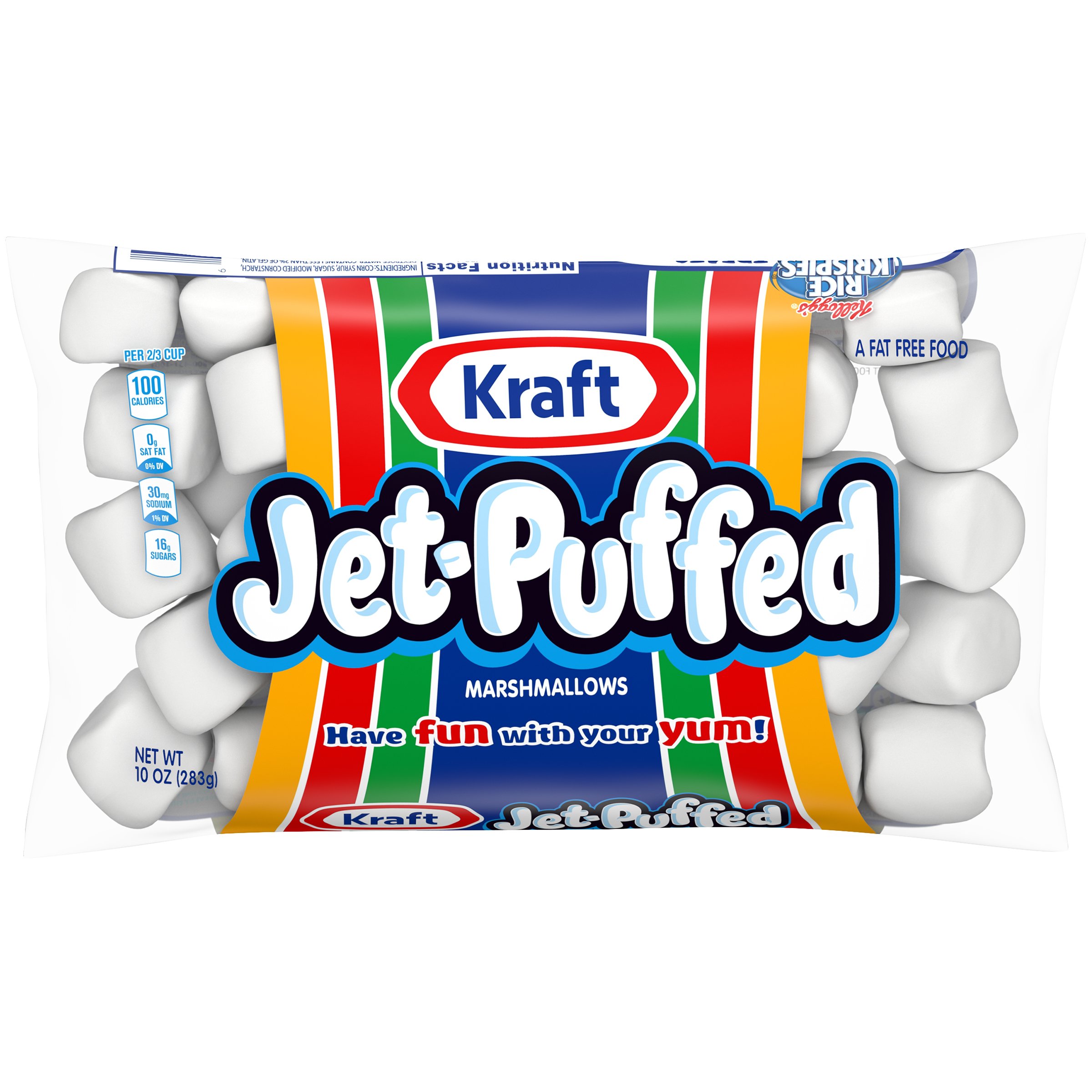 Kraft Jet Puffed Marshmallows, Large, 10 oz