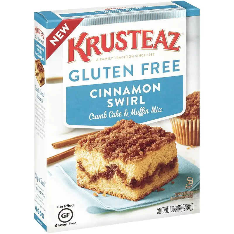 Krusteaz Gluten Free Cinnamon Crumb Cake &  Muffin Mix ...