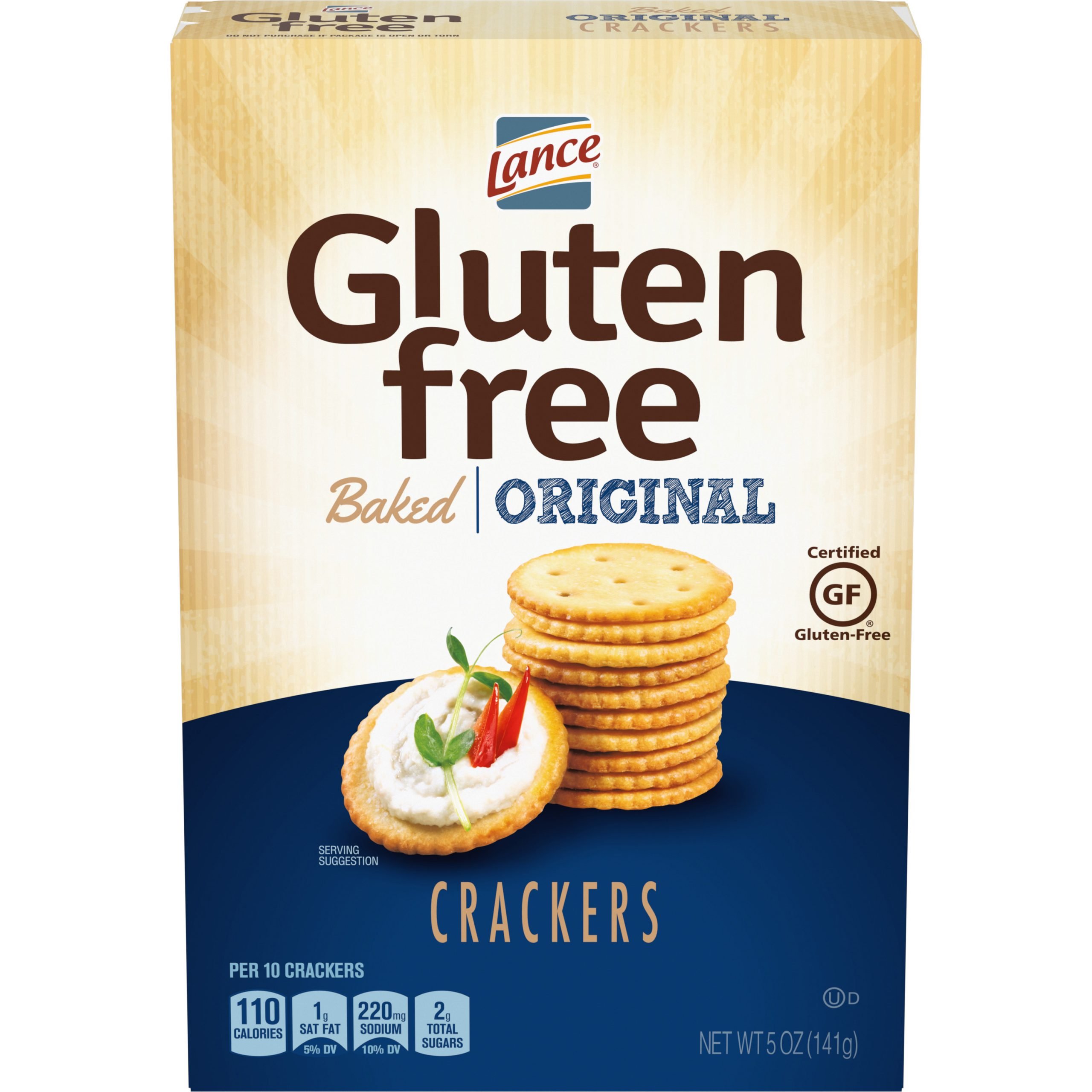 Lance Gluten Free Original Baked Crackers, 5 Oz