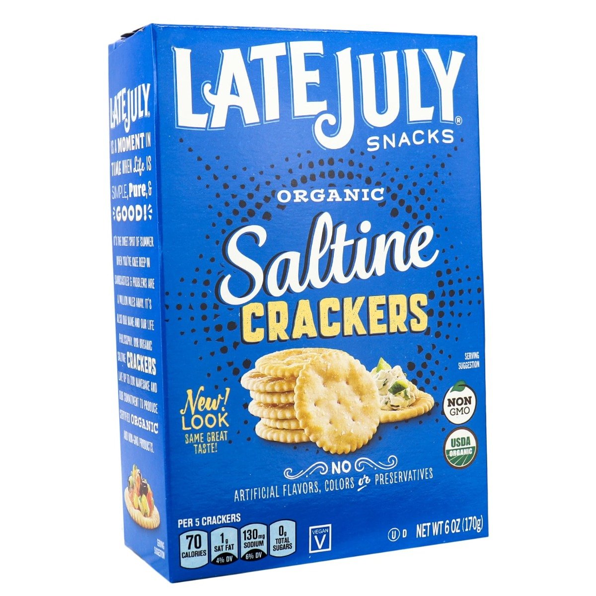 Late July Organic Saltine Crackers in Canada