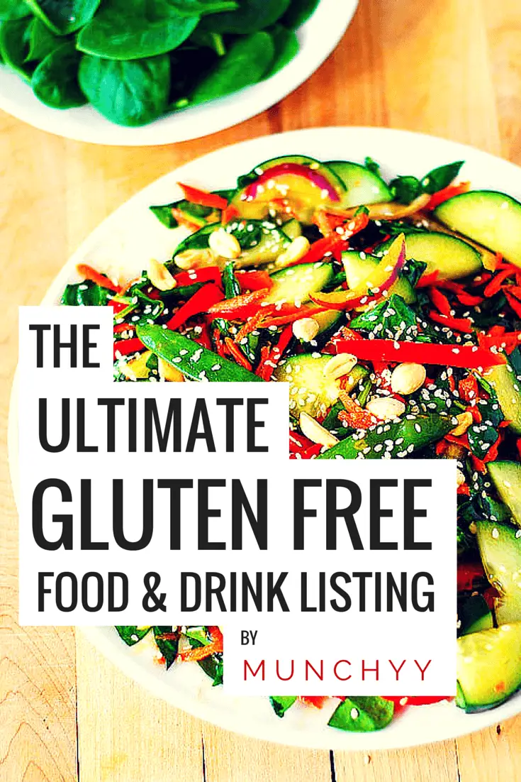 List of Gluten Free Foods