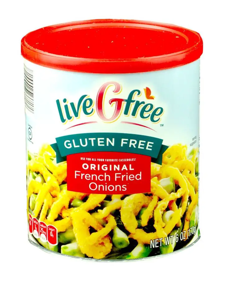 Live G Free Gluten Free French Fried Onions Original 6 Ounces (Pack of ...