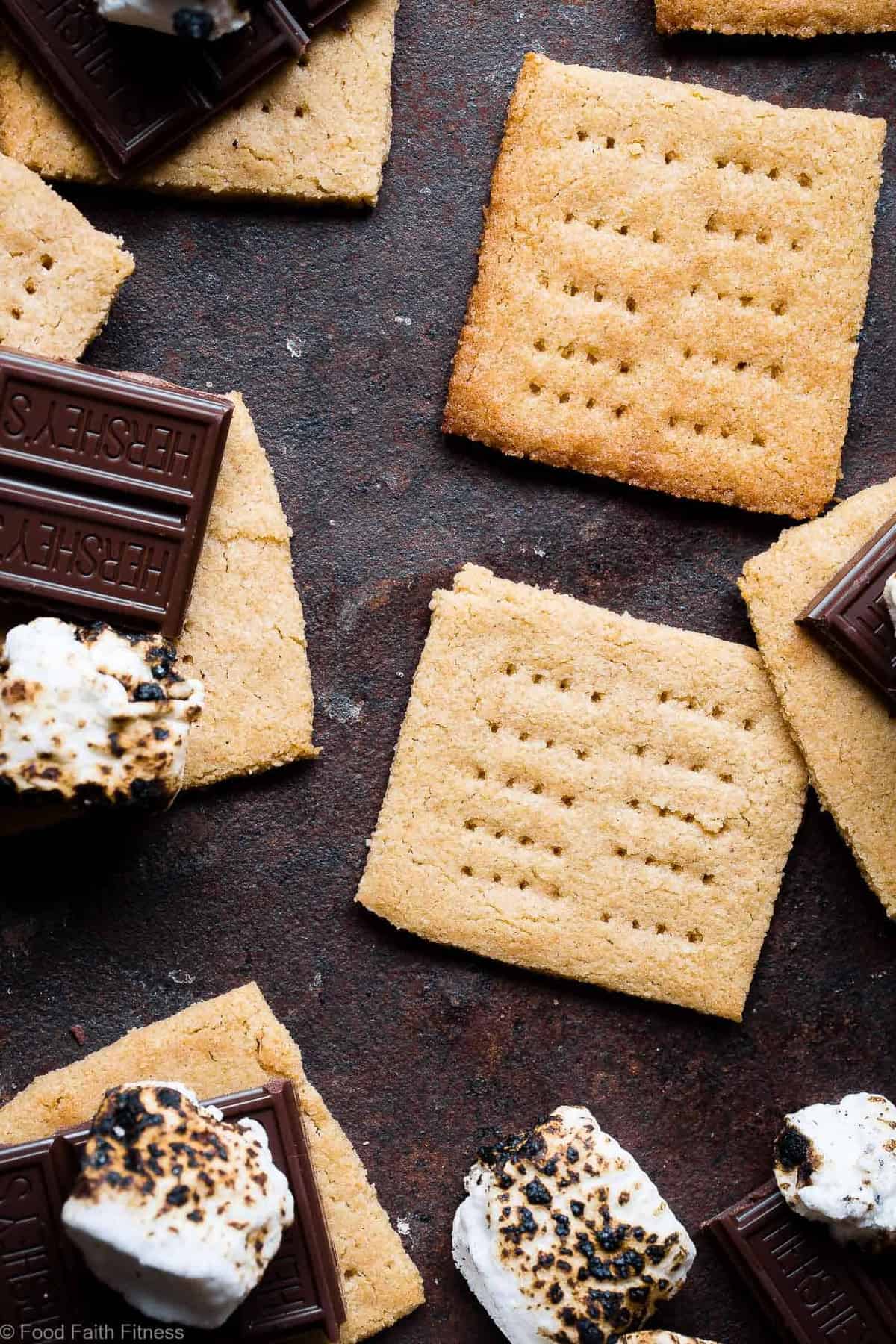Low Carb Gluten Free Graham Crackers with Almond Flour