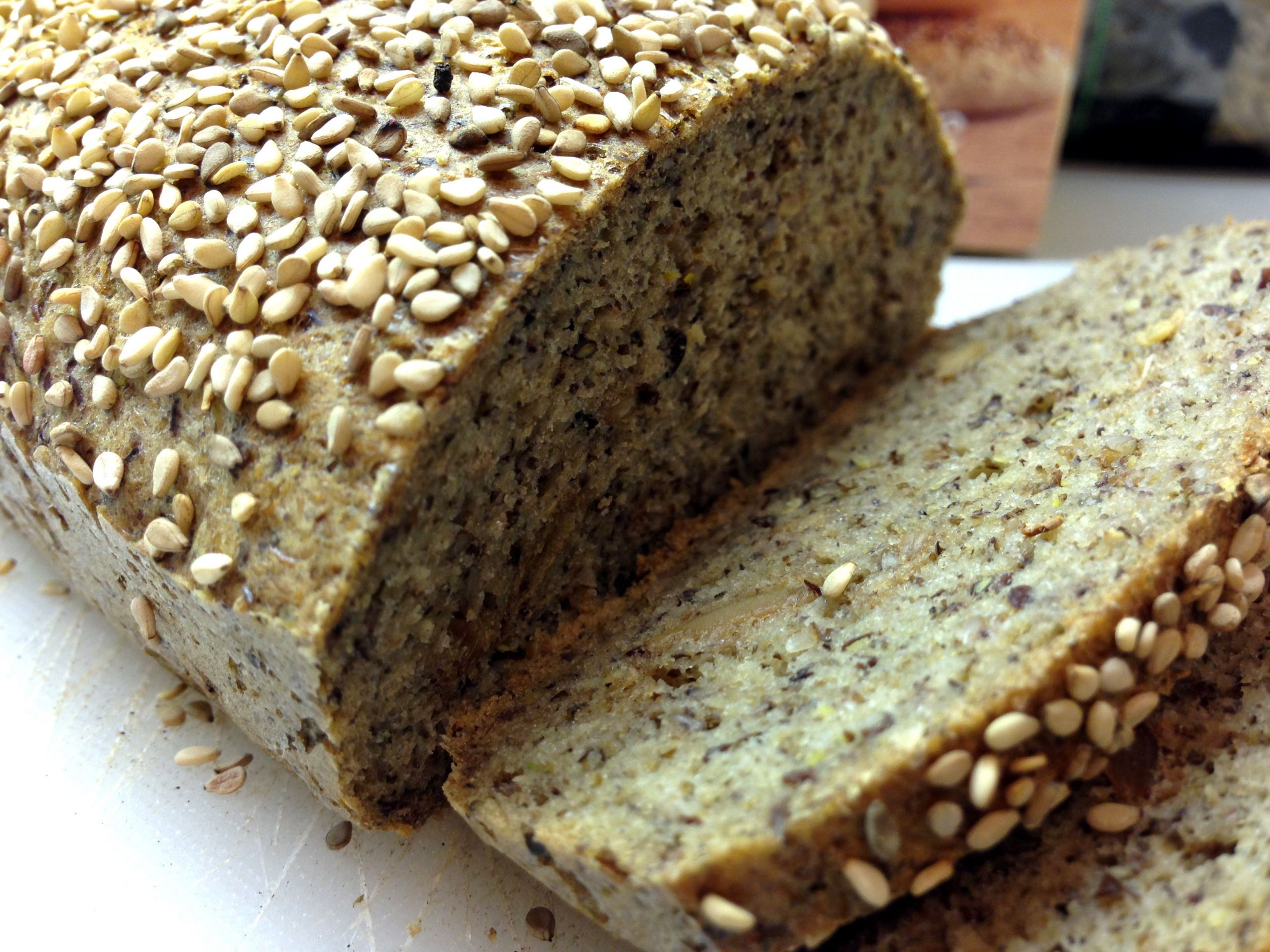 Low carb gluten free protein bread