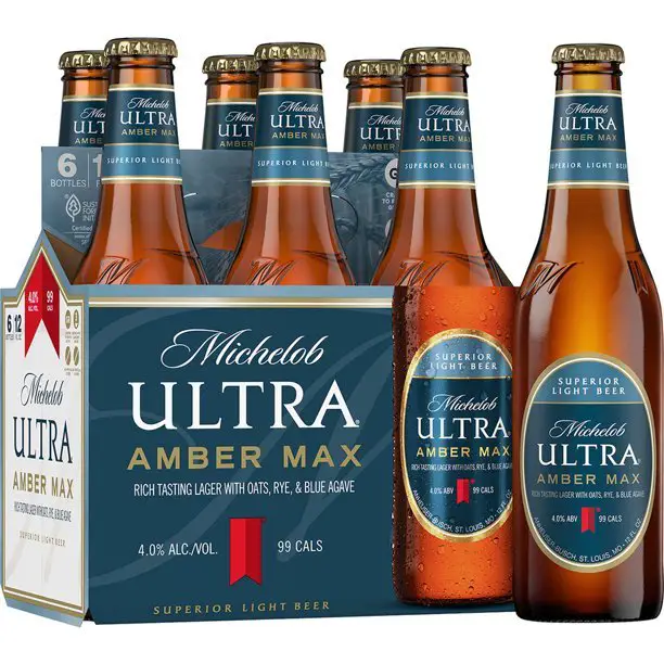 Michelob ULTRA® Amber Max Light Beer, 6 Pack 12 fl. oz. Bottles ...