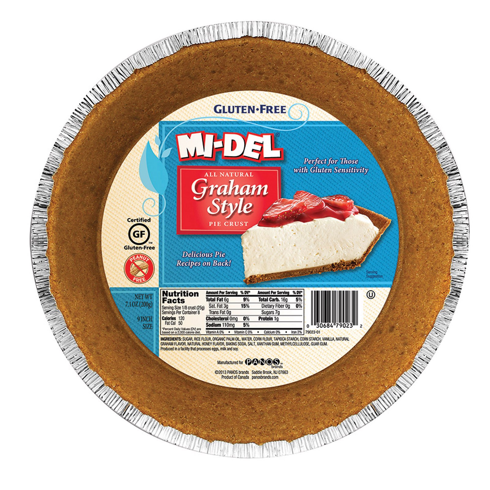 Midel Gluten Free Graham Style Pie Crust