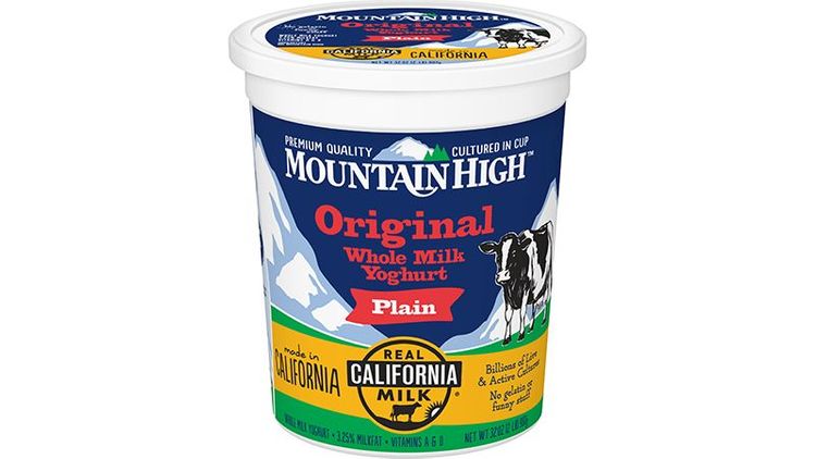 Mountain High Whole Milk Gluten Free Yogurt Bulk Tub Plain 32 oz ...