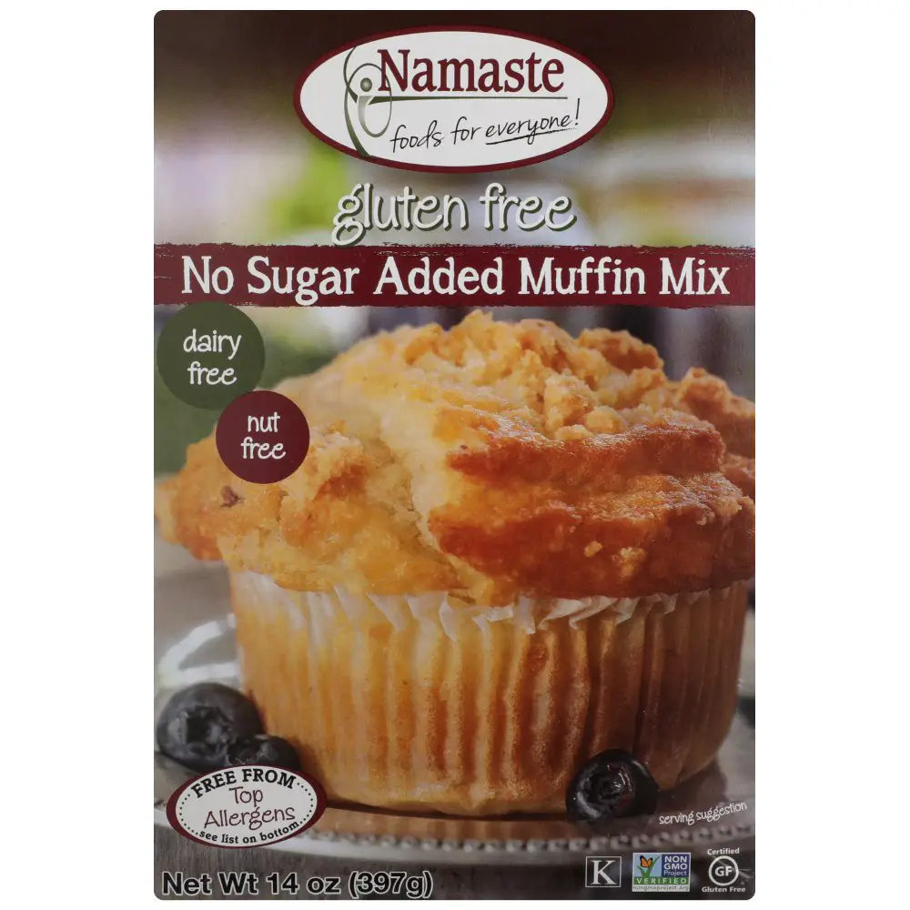 Namaste Foods Gluten Free Sugar Free Muffin Mix, 14 Oz