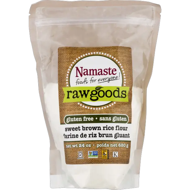 Namaste Foods Sweet Brown Rice Flour Gluten Free, 24 oz Bag