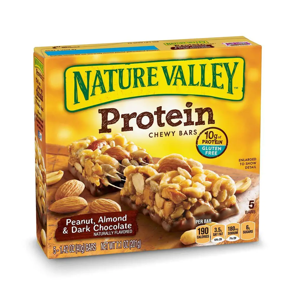 Nature Valley Chewy Granola Bar, Protein, Peanut, Almond ...